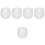 5St Wandrek Van Wit Plastic Voor Speaker En Router Opslag 3