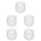 5St Wandrek Van Wit Plastic Voor Speaker En Router Opslag 5