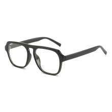 (Black )Montatura occhiali quadrata elegante Instyle con filtro luce blu per moda trendy