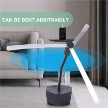 4X Fly Fans for Tables Rechargeable Fly Fans for Food Keep Flies Away Flexible Fly Repellent Fans for Outdoor Table Top