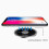 2X Built-in 60mm Desktop Waterproof  Wireless Charger with USB C Type-C Charging 5