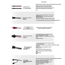 36V/48V/60V 500W Electric Vehicle Brushless Controller Sine Wave Instrument Speed Control Kit Half Handle Split 886