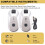 UHF Guitar Wireless System Transmitter Receiver Built-in Rechargeable Wireless Guitar Transmitter for Electric Guitar 4