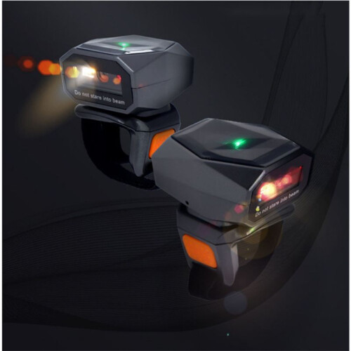 Ring  Barcode QR Code Scanner Wireless Scanner Warehouse Inventory Finger Scanner Portable Code Scanner 2