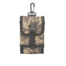 (ACU Camouflage)Bolsa táctica militar de 55 pulgadas para teléfono móvil gancho cubierta estuche resistente