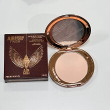 (Fair 8g) Charlotte Tilbury Lip Balm Facial Setting Powder Delicate Texture Flawless Liquid Foundation Cosmetics Moisturize Setting Spray