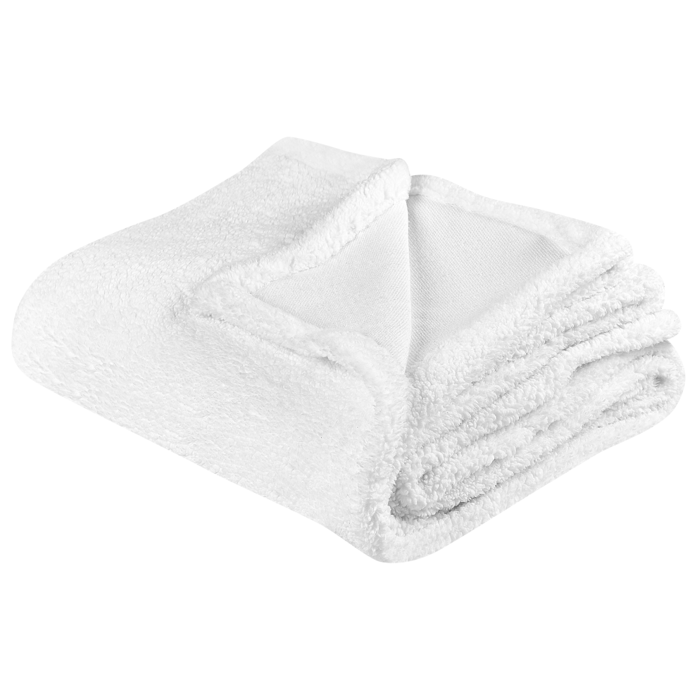 Beliani Blanket Mirge 125 X 150 Cm White