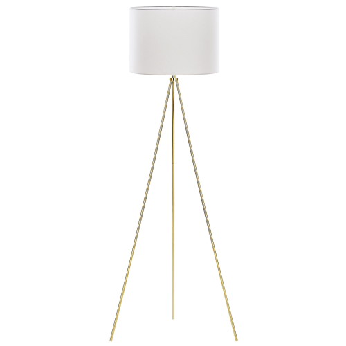 Beliani Floor Lamp VISTULA Metal Gold