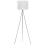 Beliani Floor Lamp VISTULA Metal Silver 1