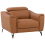 Beliani Armchair NARWIK Leather Brown 1