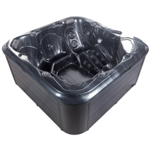 Outdoor Hot Tub with LED TULAROSA Graphite Grey