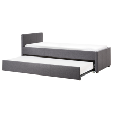 Trundle Bed Fabric MARMANDE 90 x 200 cm (EU Single) Dark Grey