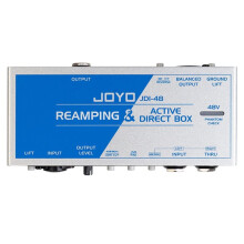 JOYO JDI-48 REAMPING och DI-Funktioner 2 i 1 Fantomdriven 48V Aktiv Direktbox + Passiv Reamp-Gitarreffektpedal