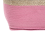 Beliani Pouffe KIRAMA Jute Pink 10