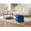Beliani Pouffe ARCADIA Velvet Navy Blue 2
