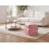 Beliani Pouffe ARCADIA Velvet Pink 6