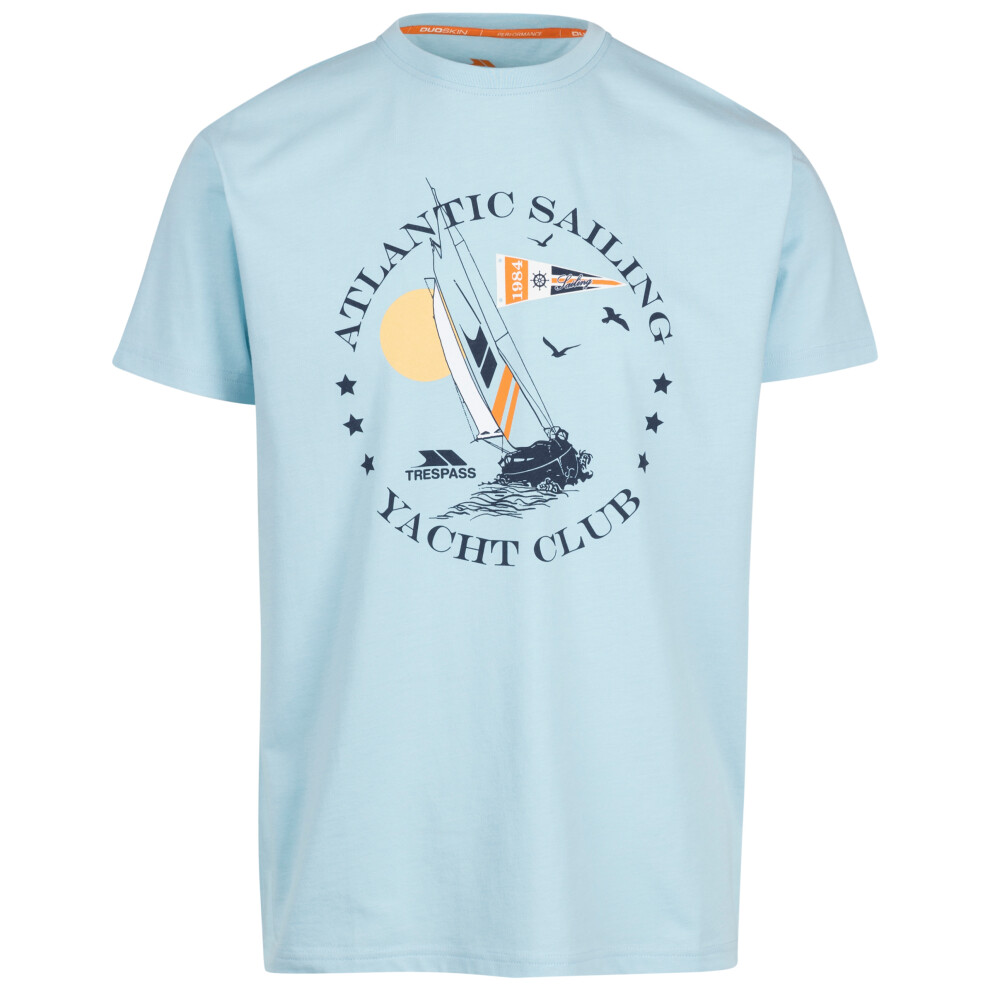 Trespass (S, Seafoam) Mens Casual Fit Printed T-Shirt Cedarf
