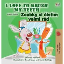 I Love to Brush My Teeth English Czech Bilingual Childrens Book by She
