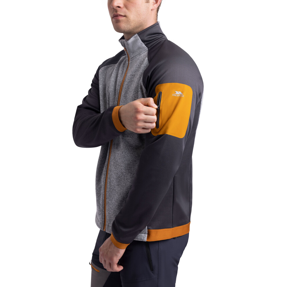 Trespass (Xl, Grey Marl) Mens Full Zip Fleece At300 Foxearth