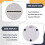 2 Pack 3D Night LED Light Lamp Base + Remote Control + USB Cable, 16 Colors Light Show Display Stand for Acrylic Cracked 4