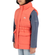 (9 years to 10 years, Soft Orange) Trespass Girls Quilted Casual Gilet - Casster