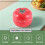 1-60min 360 Degree Fashion Cute Indoor Kitchen Practical Tomato Mechanical Countdown Timer 5