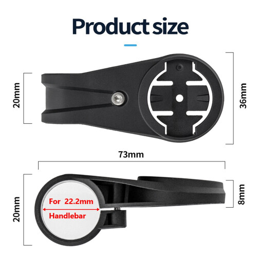 Bike Computer Mount Camera Holder 22.2mm TT Handlebar Computer Holder for  Bryton Camera Mount Holder 1
