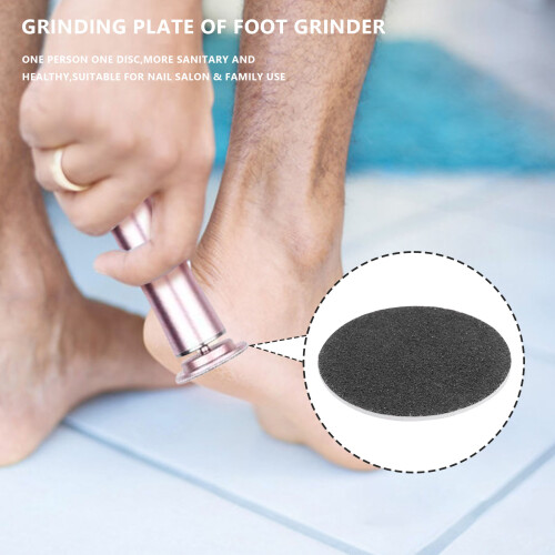 1 Box (60pcs) Replacement Sandpaper Disk Discs (Extra Coarse 80 Grit) for Electronic Foot File Callus Remover Tool 1