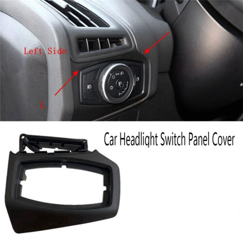 Car Headlight  Knob Trim Panel Frame Cover for  Focus 12-14  Light Lamp  Button Caps Left Hand Drive 1