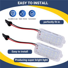 Car LED License Plate Light for  XF X250 XJ X351