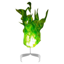 Halloween Funny Toy Magic Fire the Hand Home LED Decoration Luminous Fireball Exquisite Ornaments Party Green