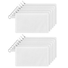 Cosmetic Bags,Blanks Bags DIY Makeup Bags Toiletry Pouch Iron Transfer Zipper Canvas Pencil Bag for School Travel DIY