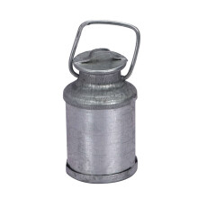 Simulated Farm Metal Milk Can Kettle Pot 1:12 Doll House Miniature Accessories