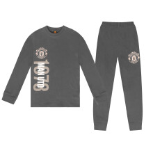 Manchester United FC Official Gift Boys Sublimation Long Pyjamas 9-10 Years