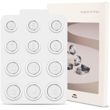 Ring-Sizing Kit for Precise Fit (Sizes 4-15) -Professional Finger Measuring Tool for Health & Sleep Wearable Rings