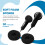 Replacement Earphone in Soft Foam Sponge Bearing Headsets Covers Black 6
