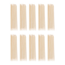 900Pièces Bâtonnets Ongles Bois Accessoires Kaki