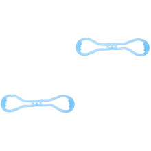 2Pièces Bande Silicone Élastique Pour Yoga Fitness
