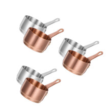 6Pièces Casseroles Mini Pour Cuisine Famille Rétro