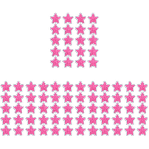 80Pièces Patches Rose En Polyester Pour Vêtements Accessoires DIY