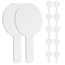 12Pièces Tableaux Effaçables Double Face Pour Étudiants