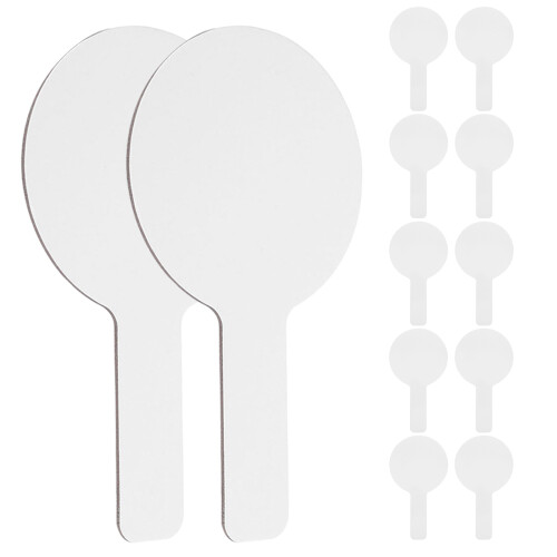 12Pièces Tableaux Effaçables Double Face Pour Étudiants
