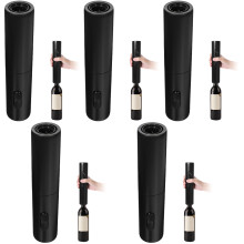 5Pièces Ouvre-Bouteilles Automatique Noir Acier Pour Cuisine