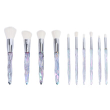 20Pièces Kit Pinceaux Professionnels Blancs Fibres Douces