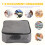 Important File Pocket Holder,Document Organizer Box,Oxford Waterproof Document Storage Bag with Safe Code Lock (Gray) 6