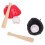 4Ensembles Miniature Baseball Bois PU Coloré Ensemble Décoratif Maison 1