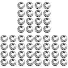 300Pièces Pendentifs DIY Alliage Argent Perles Intercalaires