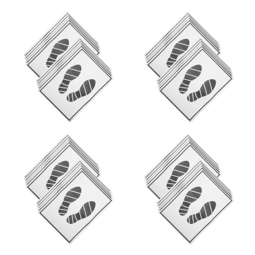 100Pièces Tapis Protection Sol Papier Gris Portable Compact