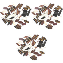 600Pièces Boutons En Bois 2 Trous Assortis Pour