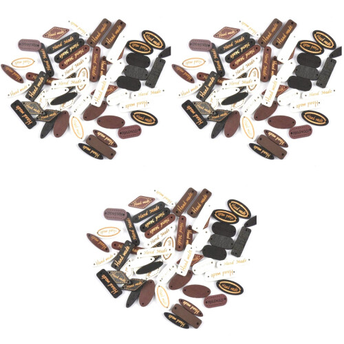 600Pièces Boutons En Bois 2 Trous Assortis Pour